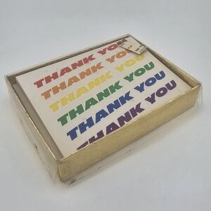 4 Vintage "Thank You" Cards w/ Envelopes